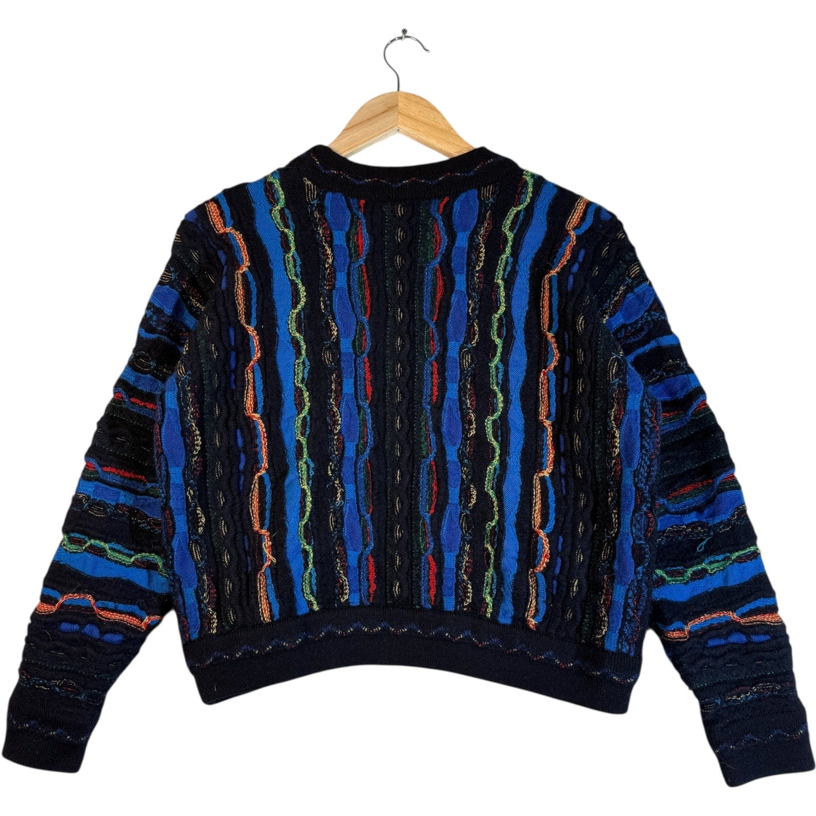 Vintage COOGI 3D Ribbon Knit Sweater