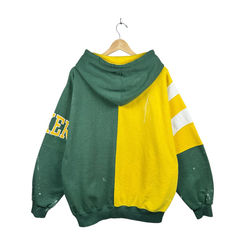 Vintage Starter Green Bay Packers Colorblock NFL Hoodie