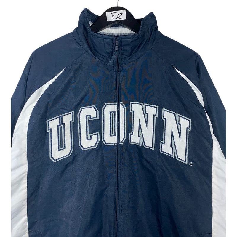 Vintage UConn Huskies Full Zip Windbreaker Jacket