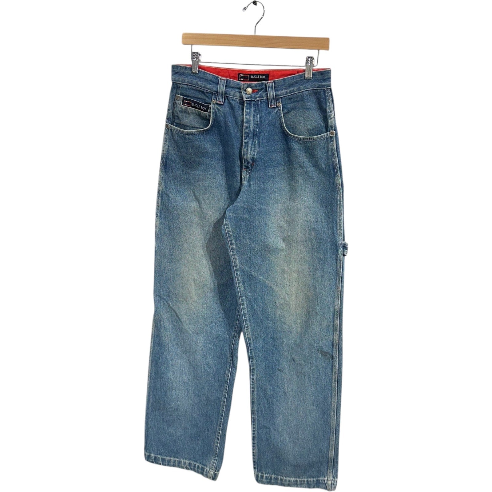 Vintage Bugle Boy Denim Carpenter Pants 30 x 32