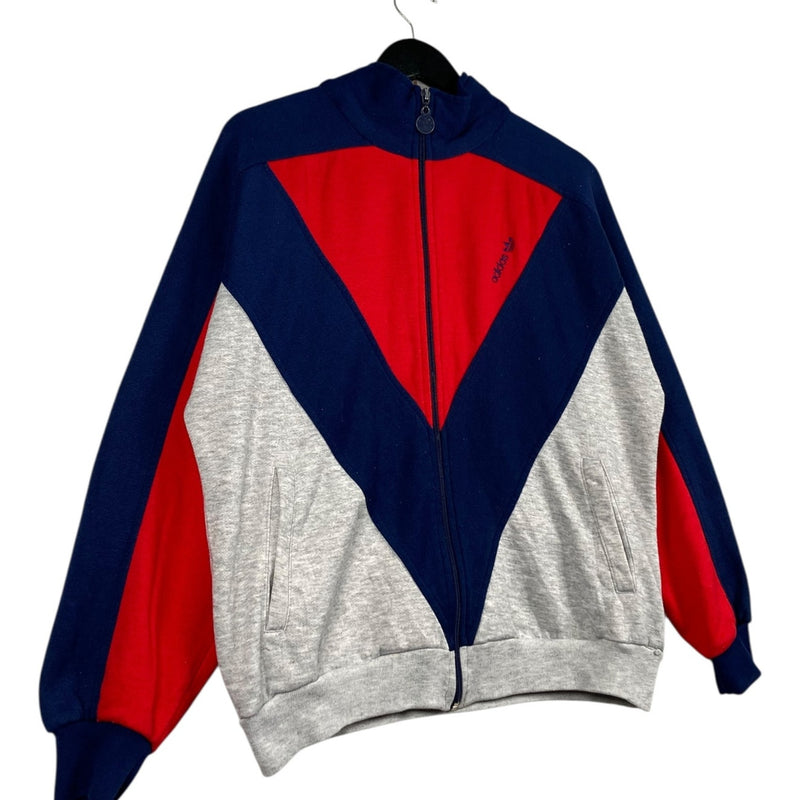 Vintage Adidas Colorblock Zip Up Track Jacket
