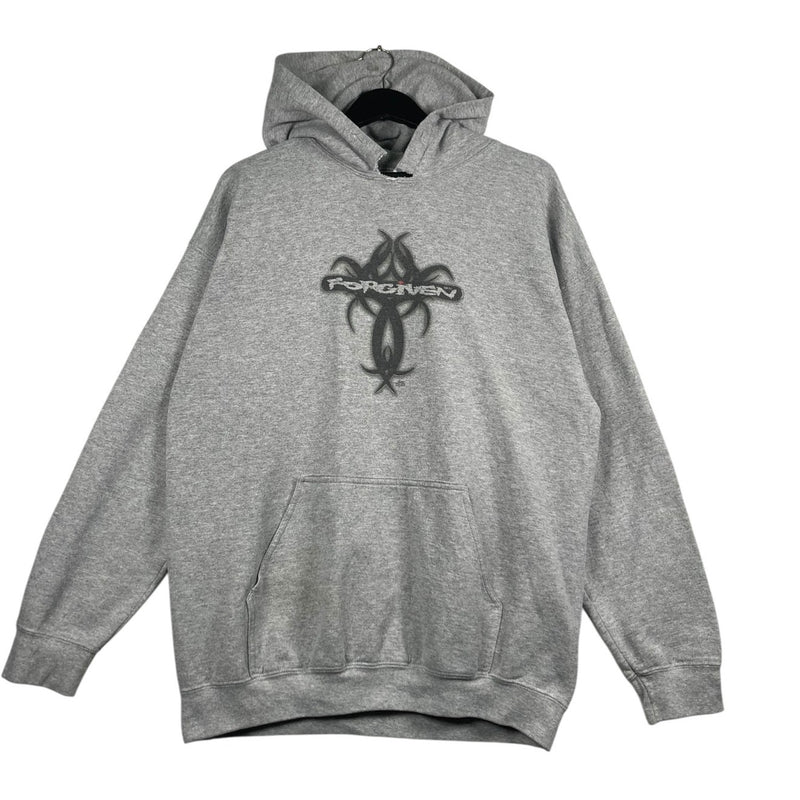 Vintage Gildan Forgiven Graphic Hoodie