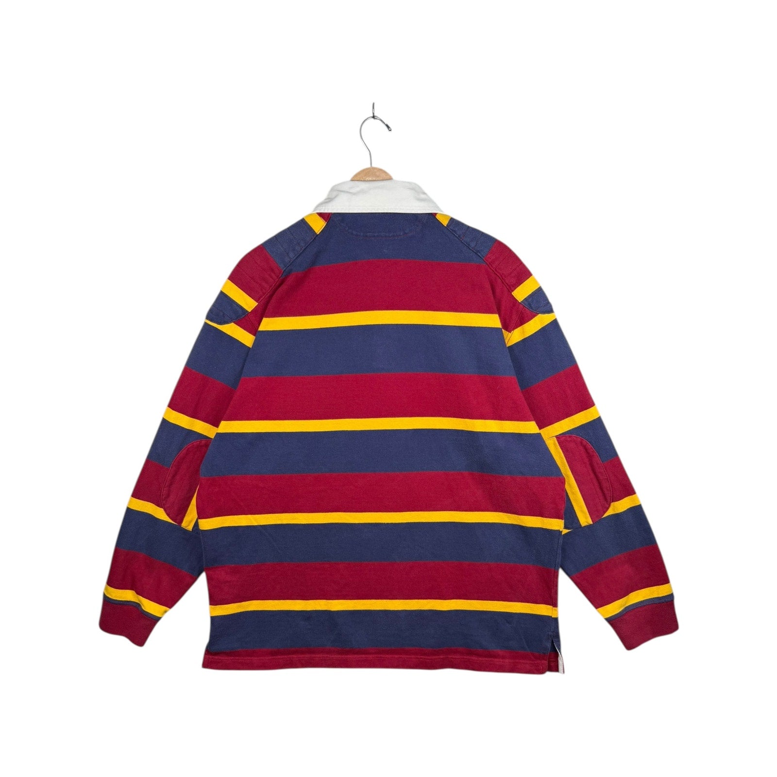 Vintage Polo Ralph Lauren Striped Rugby Long Sleeve Polo Rugby