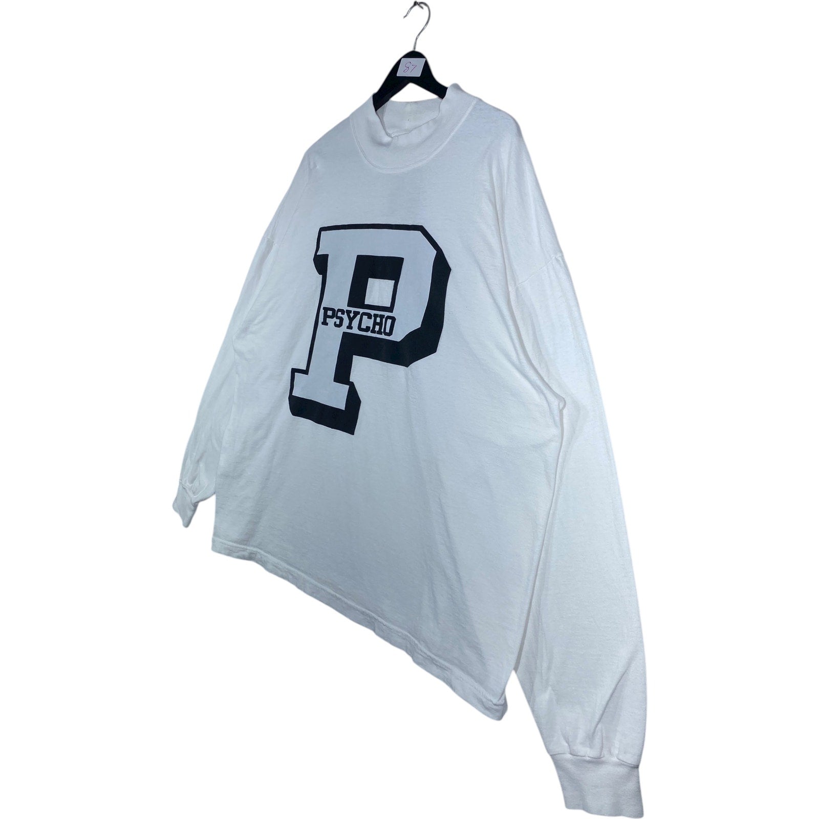 Vintage Psycho Graphic Print Long Sleeve