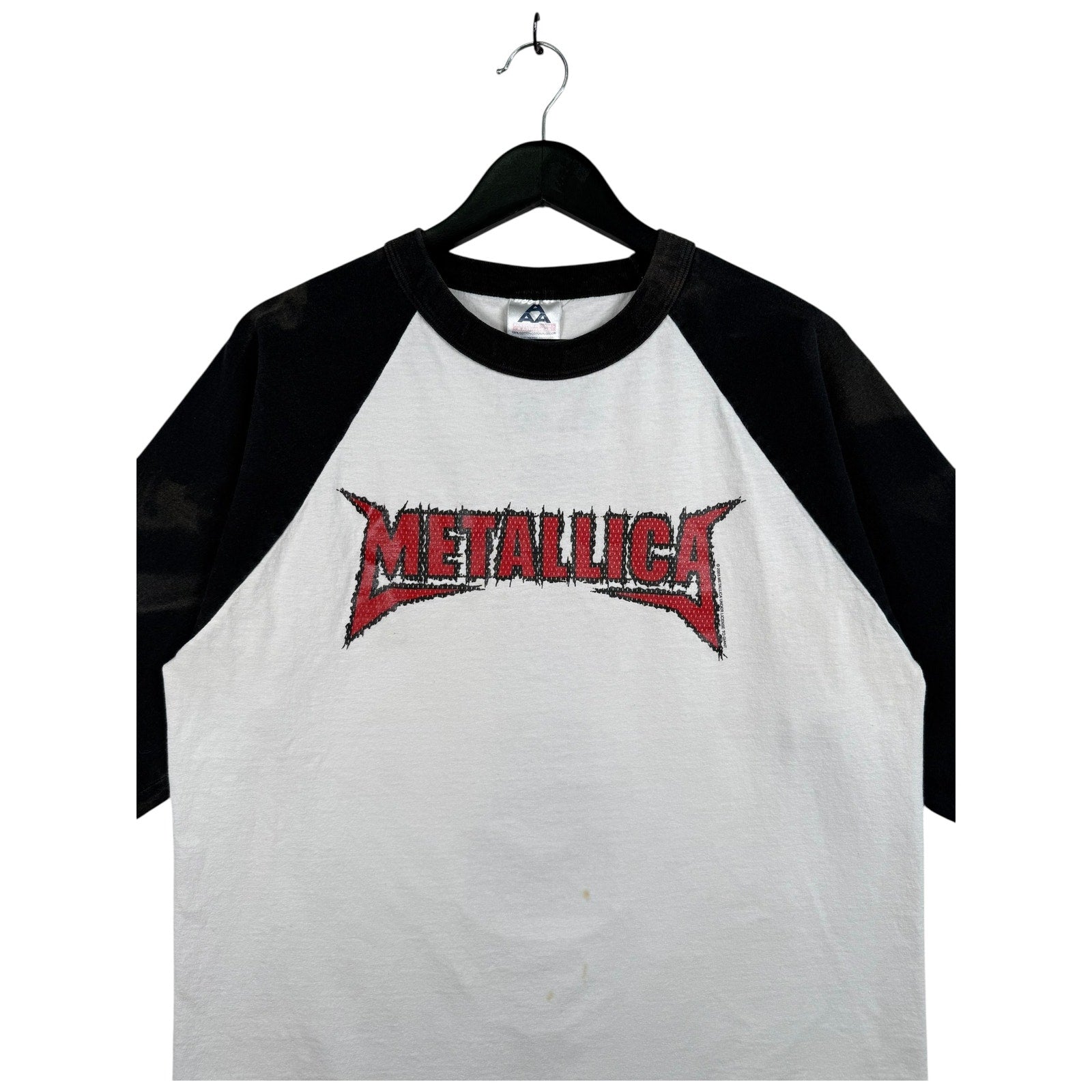 Vintage Metallica One Raglan 3/4 Sleeve T-Shirt