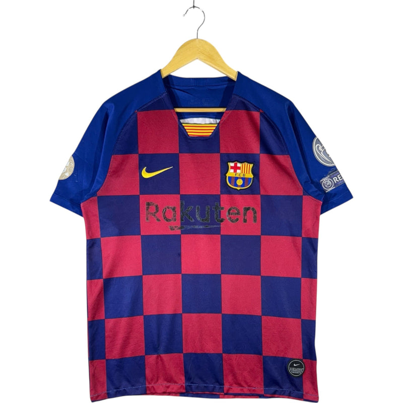 Vintage Nike Barcelona FC Rakuten Crest Home Soccer Jersey