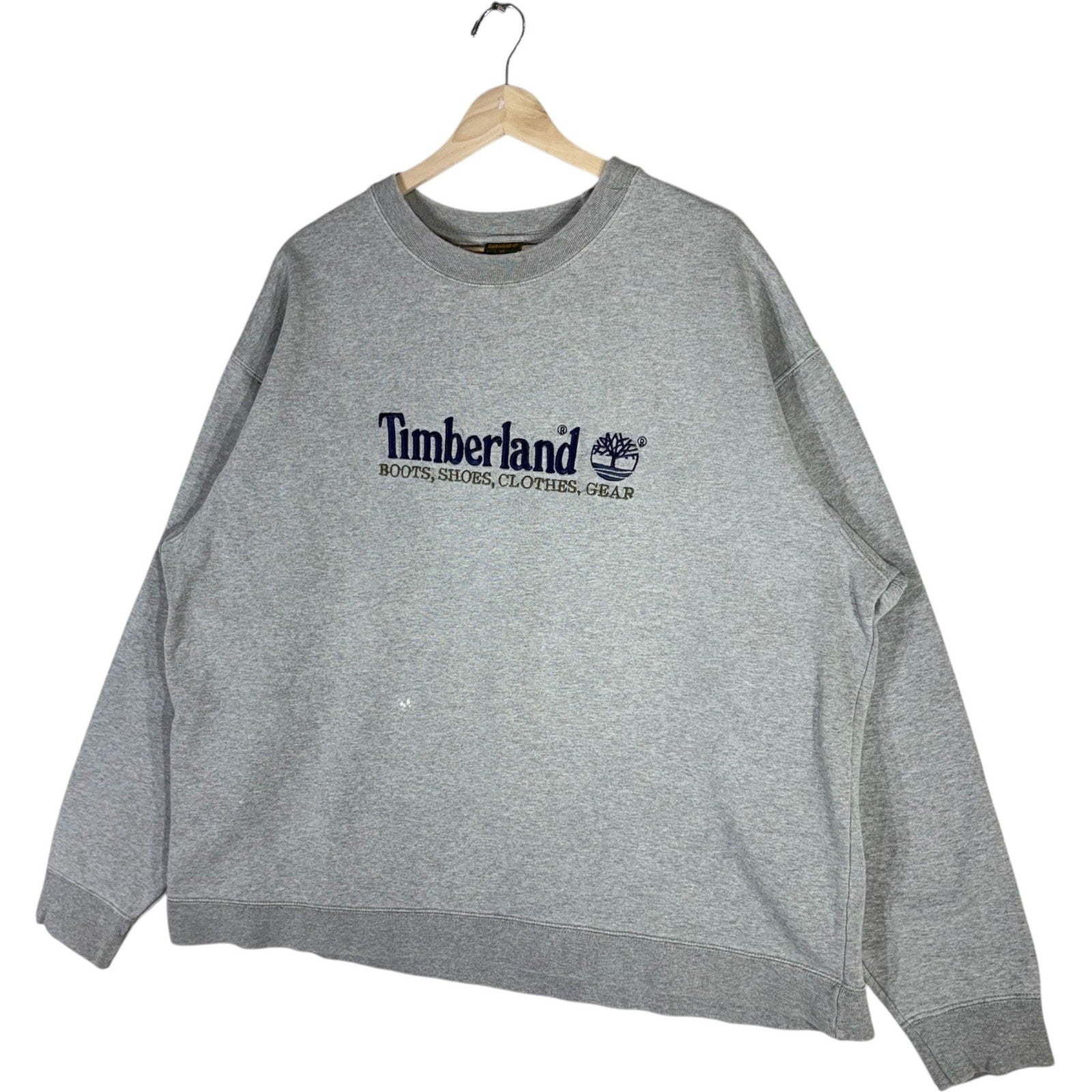 Vintage Timberland Spellout Logo Crewneck