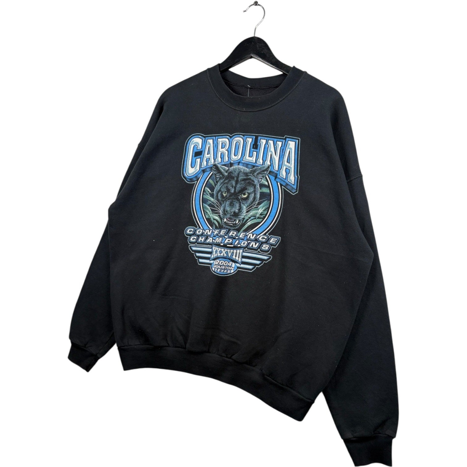 Vintage University Carolina Panthers Crewneck