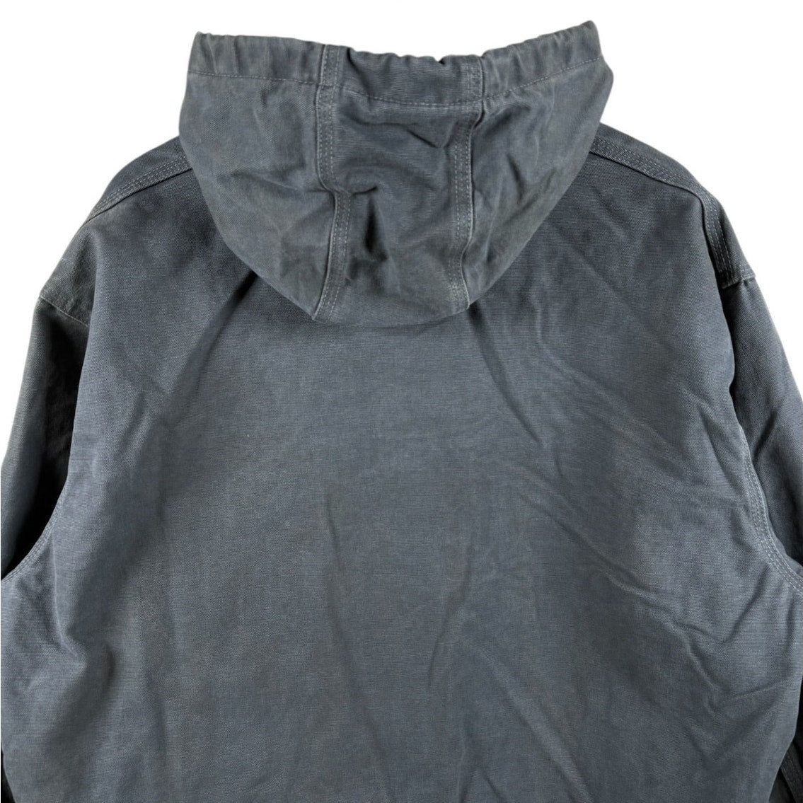 Vintage Carhartt Canvas Full Zip Hooded Workwear Jacket