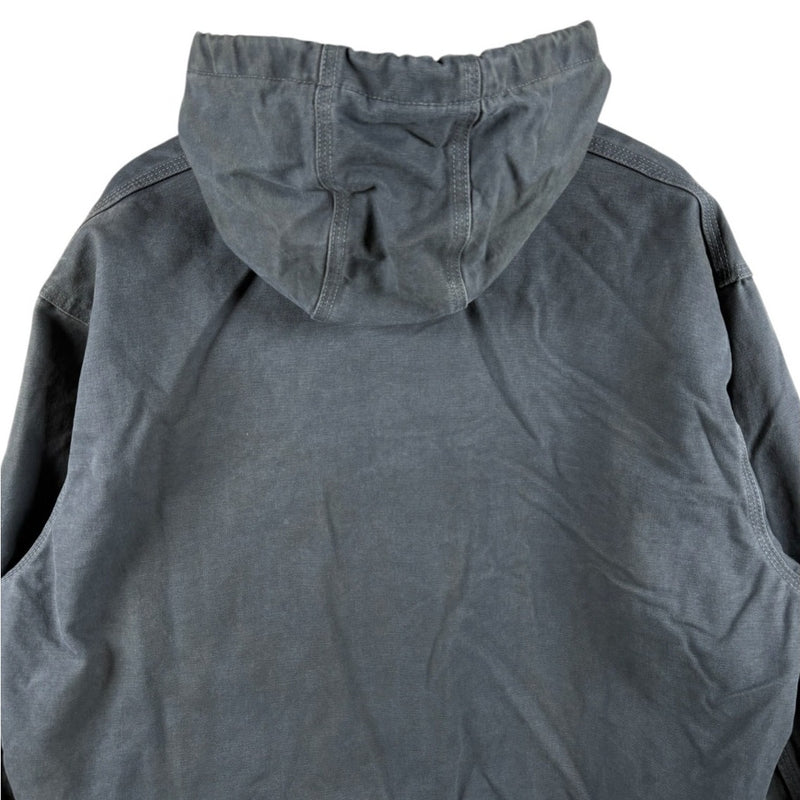 Vintage Carhartt Canvas Full Zip Hooded Workwear Jacket