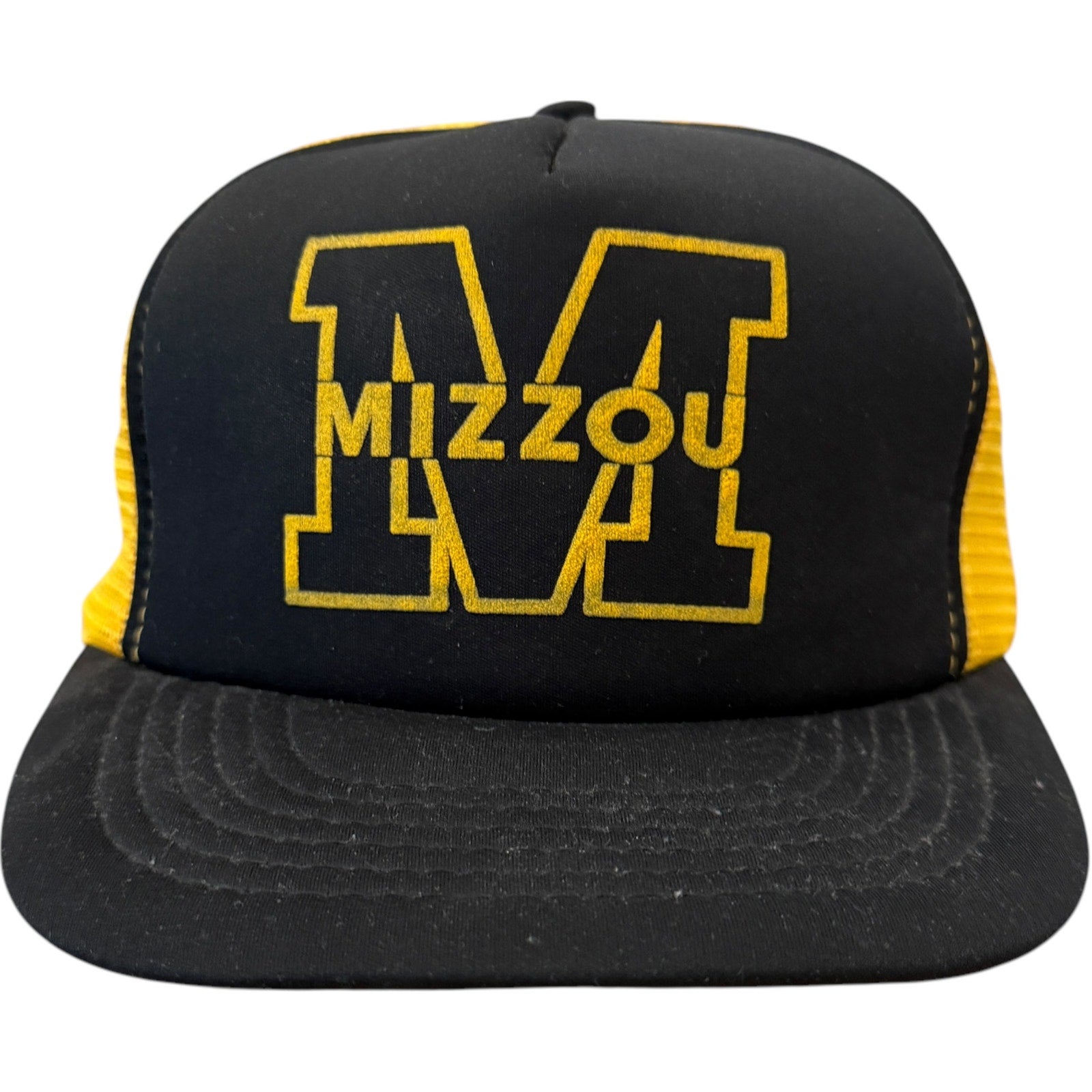 Vintage University Of Missouri Mizzou Trucker Snapback Hat