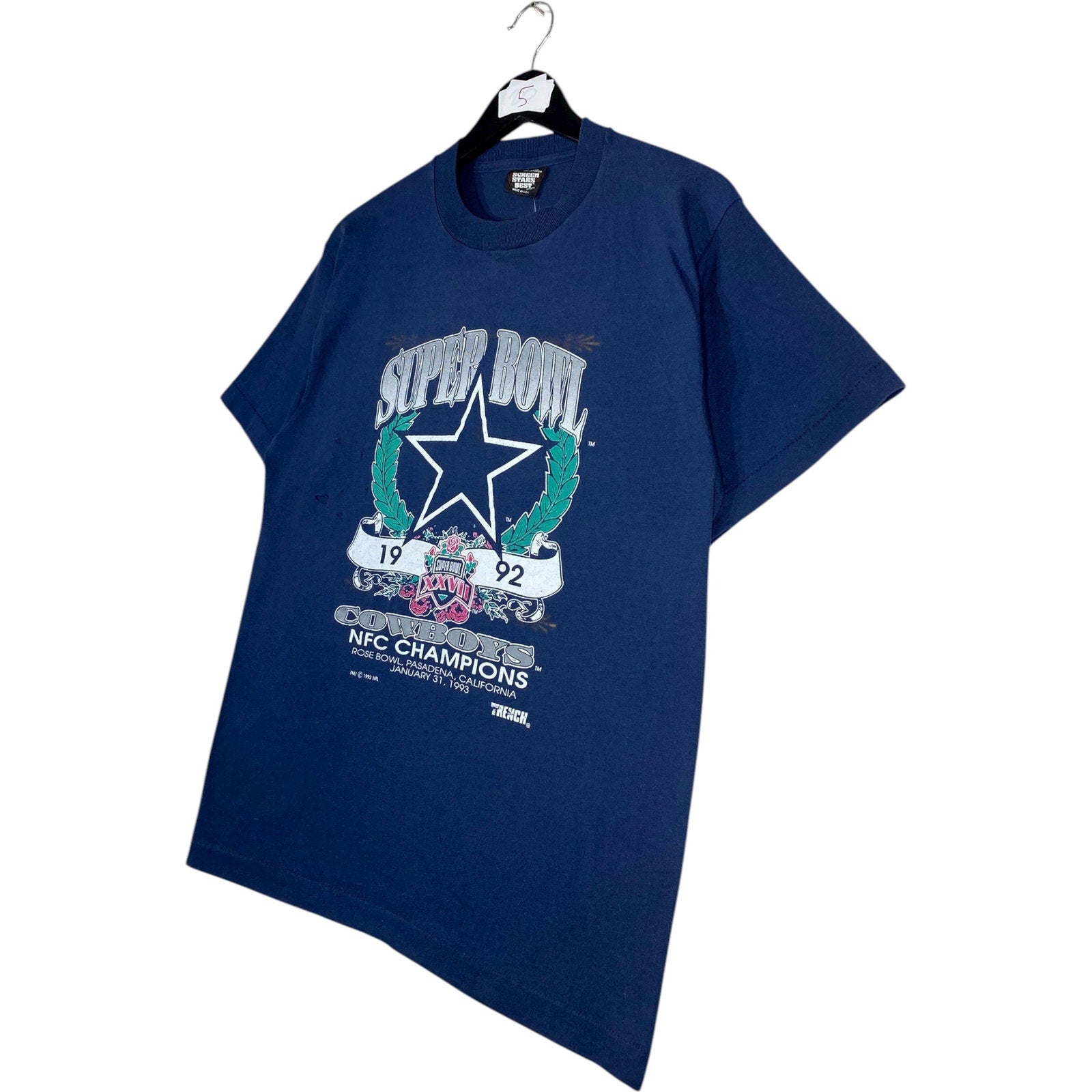 Vintage Super Bowl XXVII Cowboys NFL T-Shirt 1993