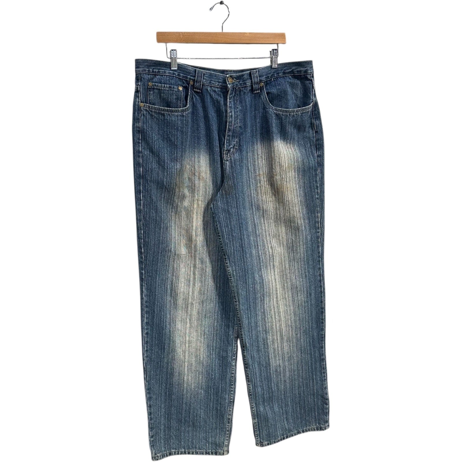 Vintage 30 Bellow Straight Leg Denim Jeans 38x34