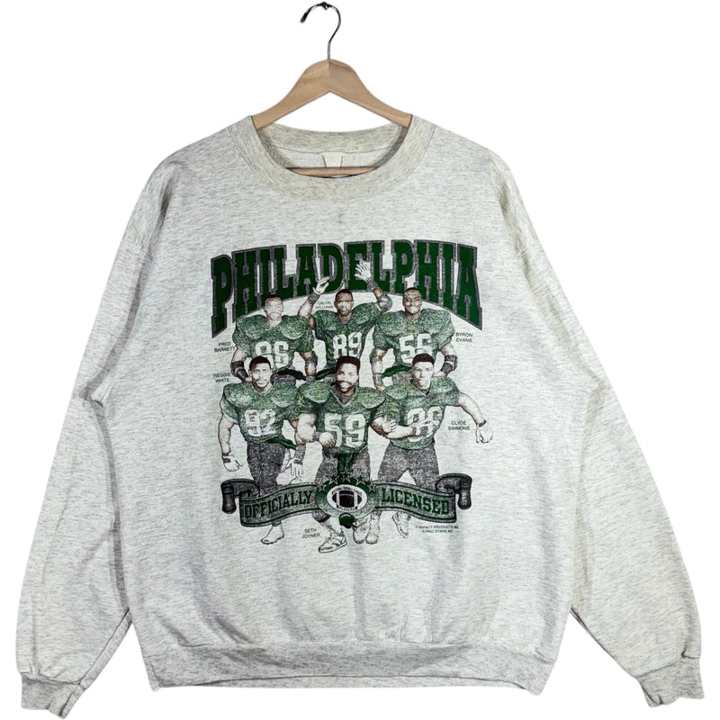 Vintage Philadelphia Eagles Roster NFL Crewneck