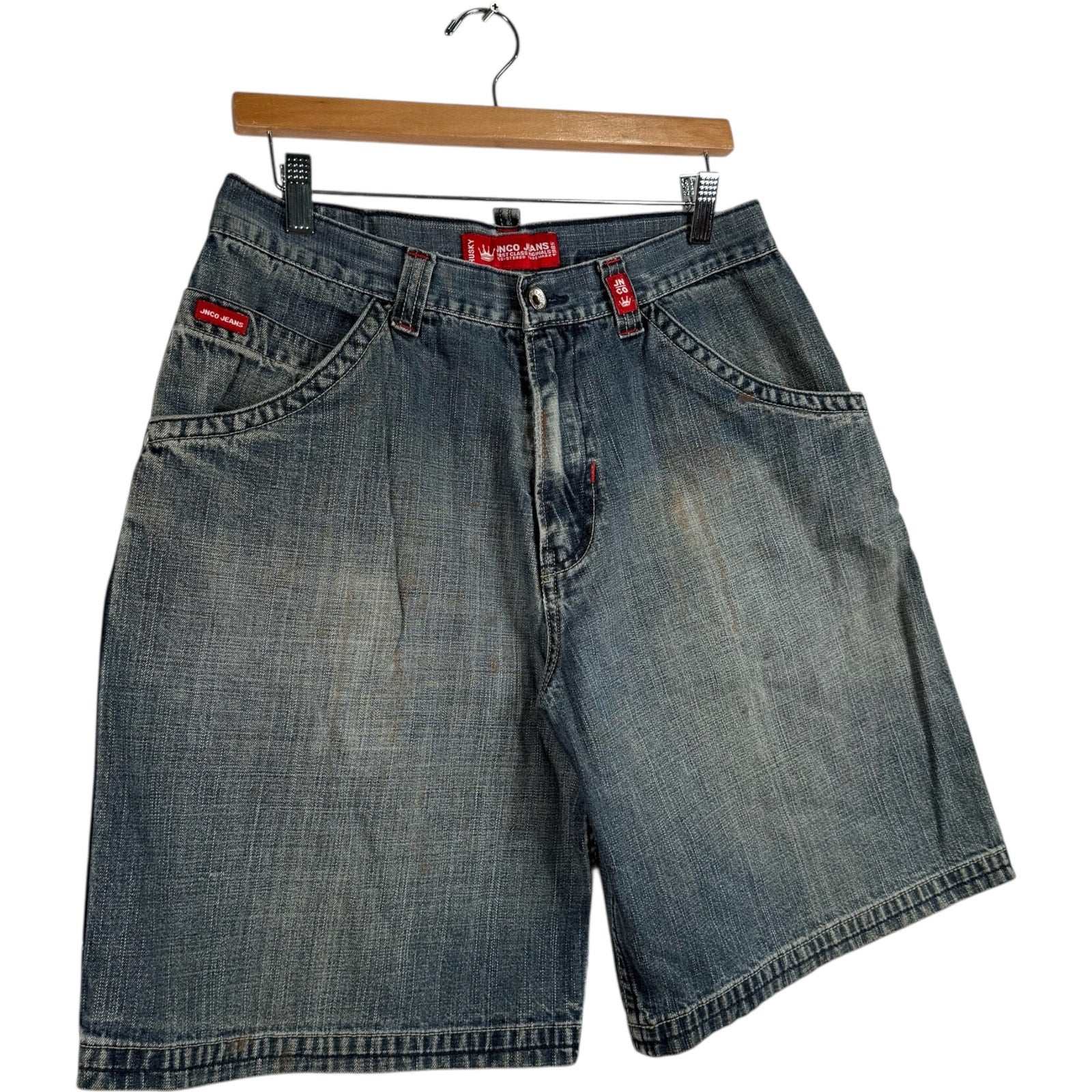 Y2K Jnco Jeans Dragon Denim Shorts 20H