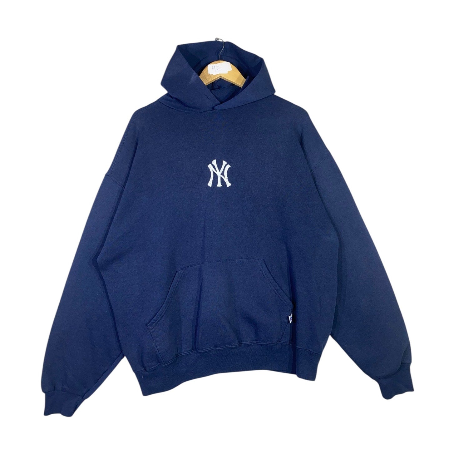 Vintage Russell Athletic New York Yankees Logo Hoodie