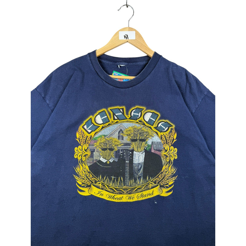 Vintage Kansas Band The Wheat We Stand T-Shirt
