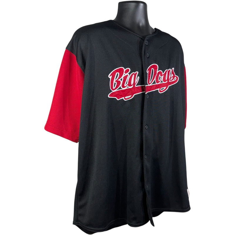 Vintage Big Dogs Spellout Baseball Jersey