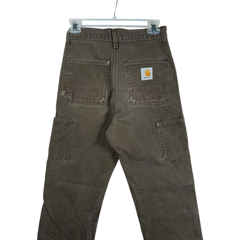 Vintage Carhartt Double Knee Carpenter Canvas Work Pants 28