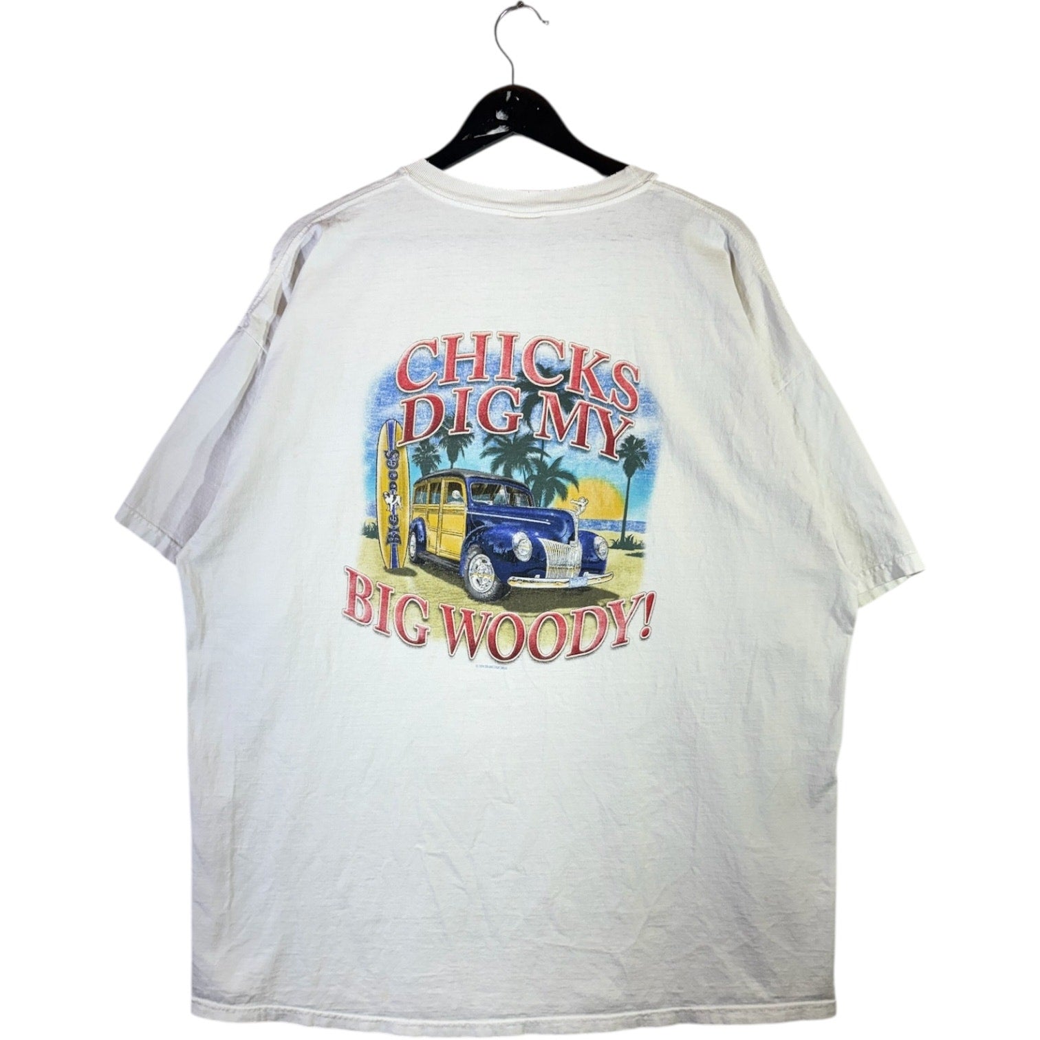 Vintage Big Dogs Chicks Dig My Big Woody T-Shirt