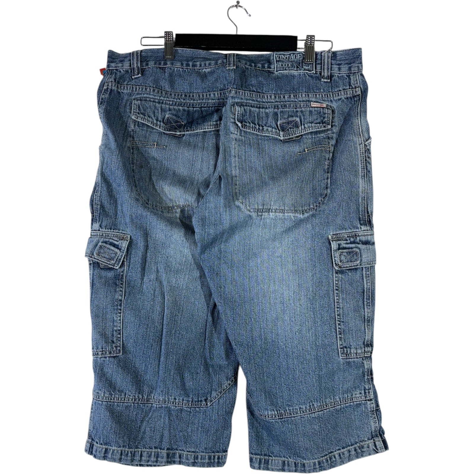 Vintage Bermuda Denim Cargo Shorts 38x19