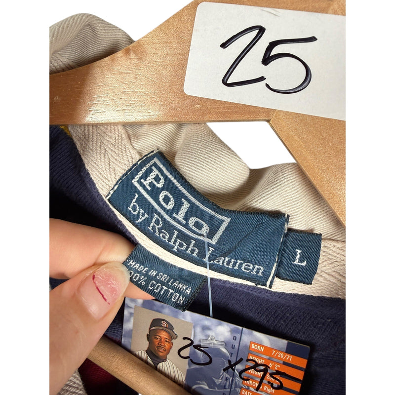 Vintage Polo Ralph Lauren Striped Rugby Long Sleeve Polo Rugby