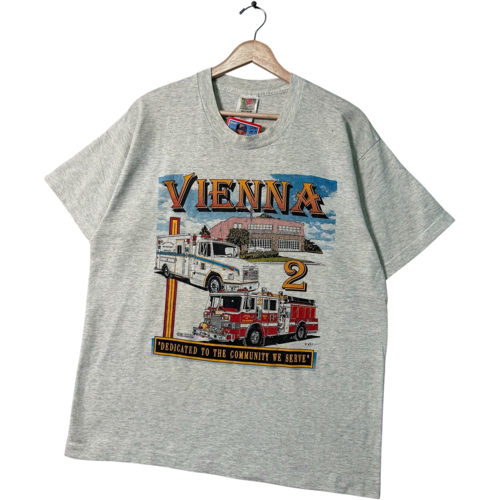 Vintage Vienna Fire Department Tee