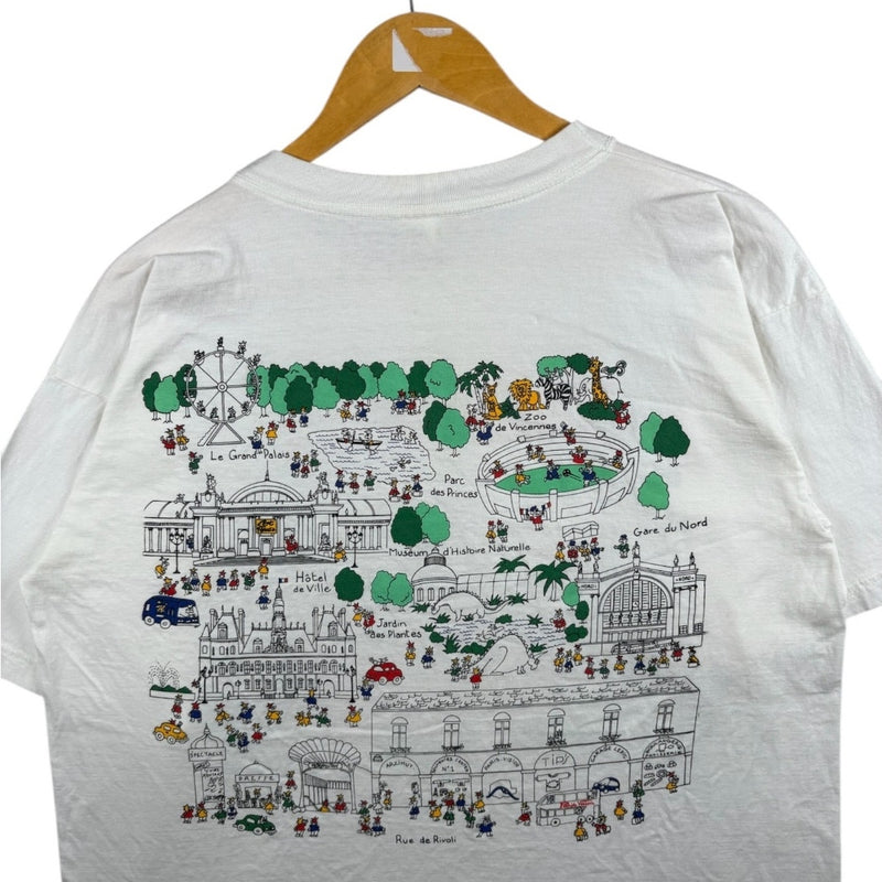 Vintage Paris City Graphic T-Shirt