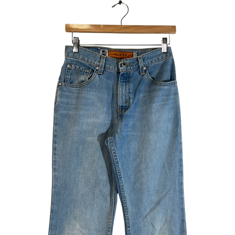 Vintage Levi's Silver Tab Flared Denim Jeans 28x31.5