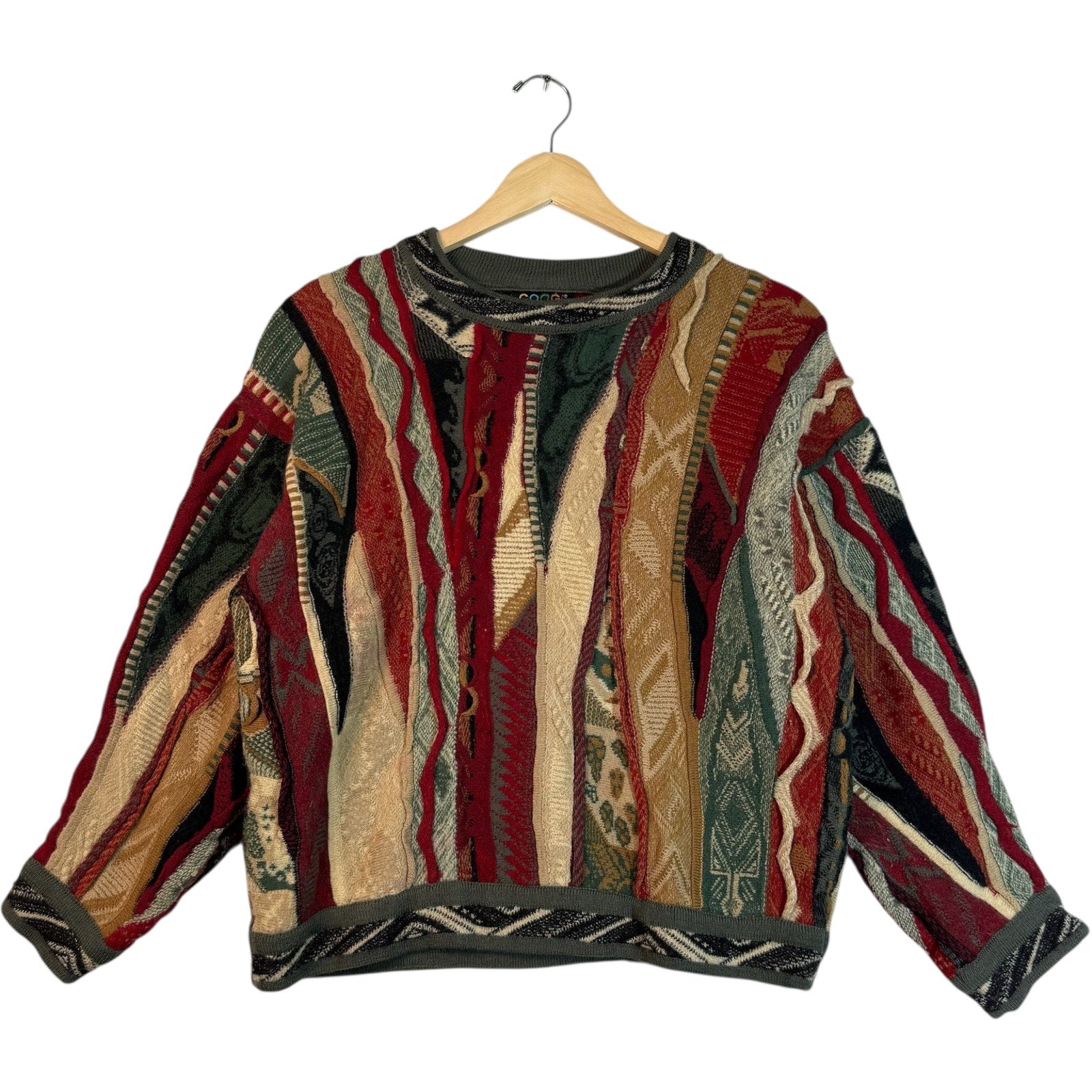 Vintage COOGI 3D Knit Sweater
