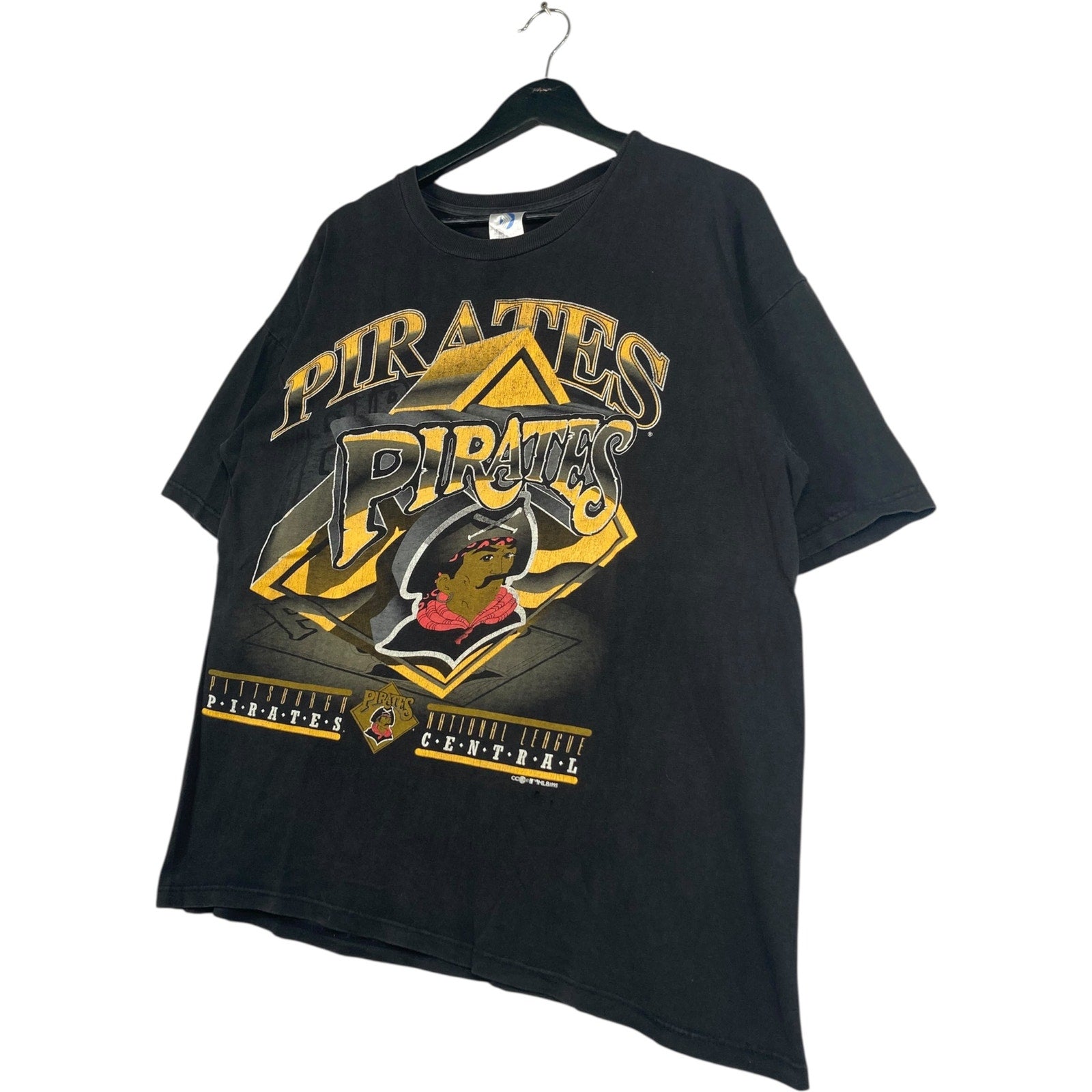 Vintage Pittsburgh Pirates Spellout Logo MLB T-Shirt 90s
