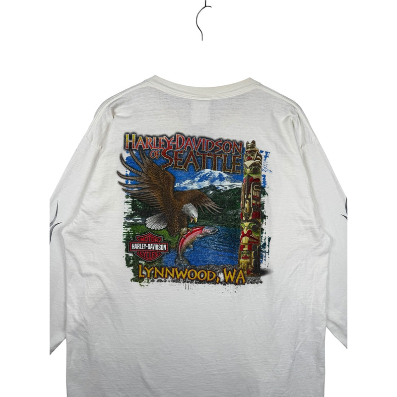 Vintage Harley Davidson Of Seattle Long Sleeve