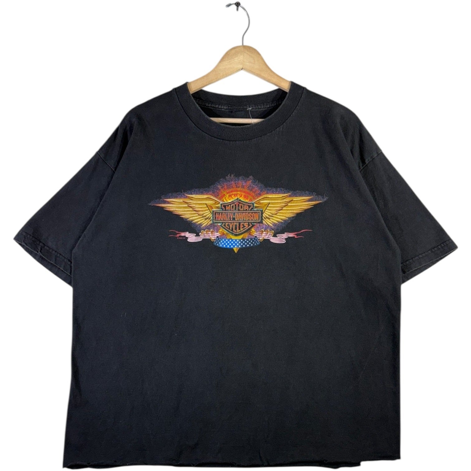 Vintage Harley Davidson Eagle Graphic T-Shirt