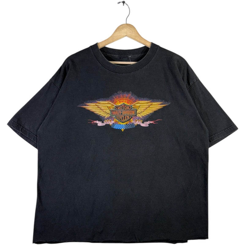 Vintage Harley Davidson Eagle Graphic T-Shirt