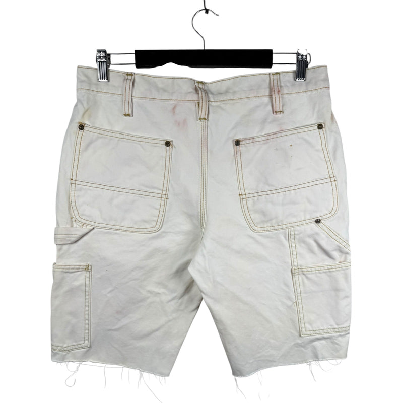 Vintage Carhartt Relaxed Raw Hem Carpenter Shorts