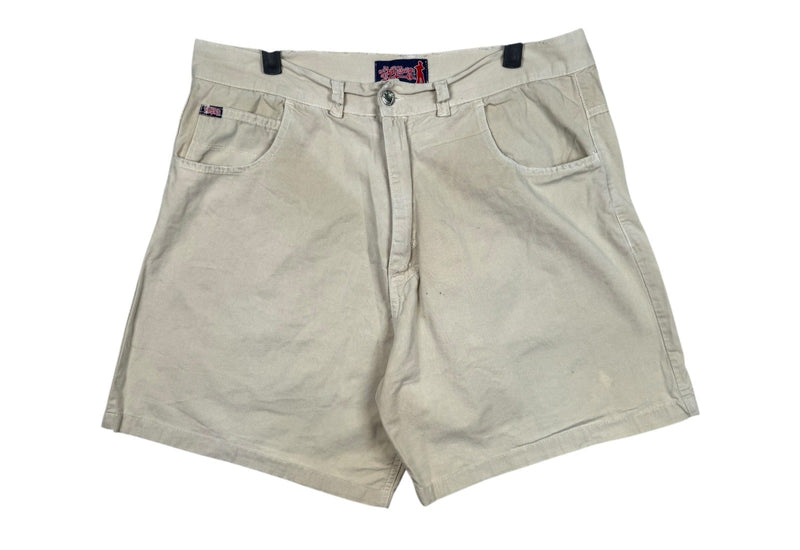 Vintage Embroidered Gangboy Patchwork Denim Shorts 37