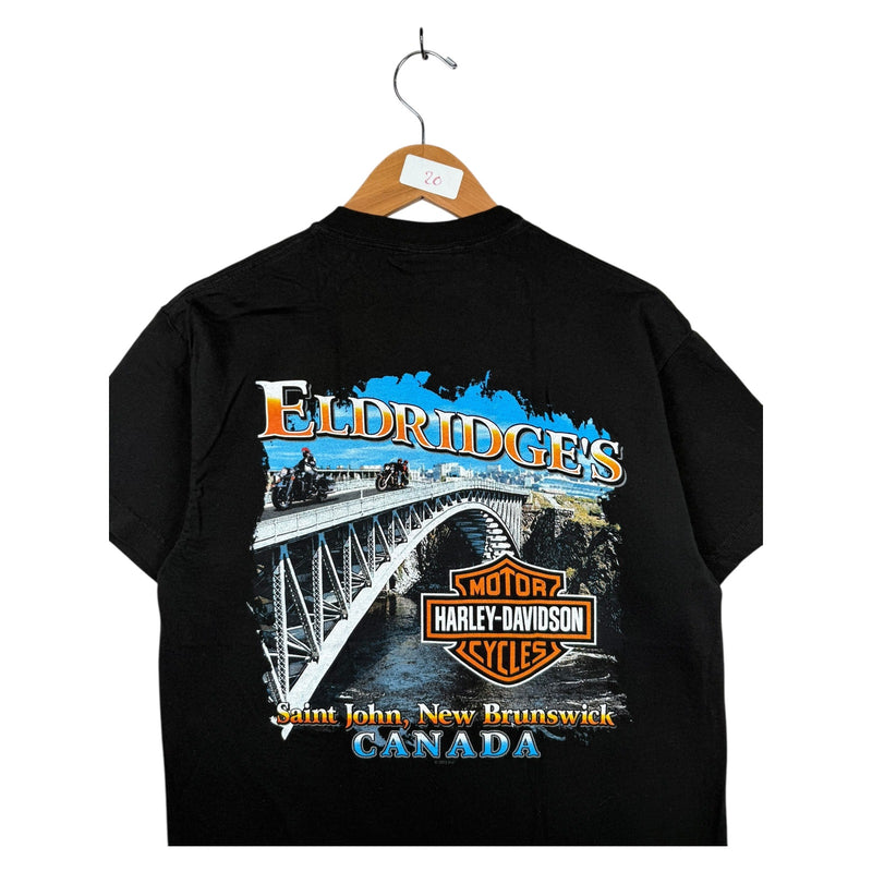 Vintage Harley Davidson Eldridges Canada T-Shirt