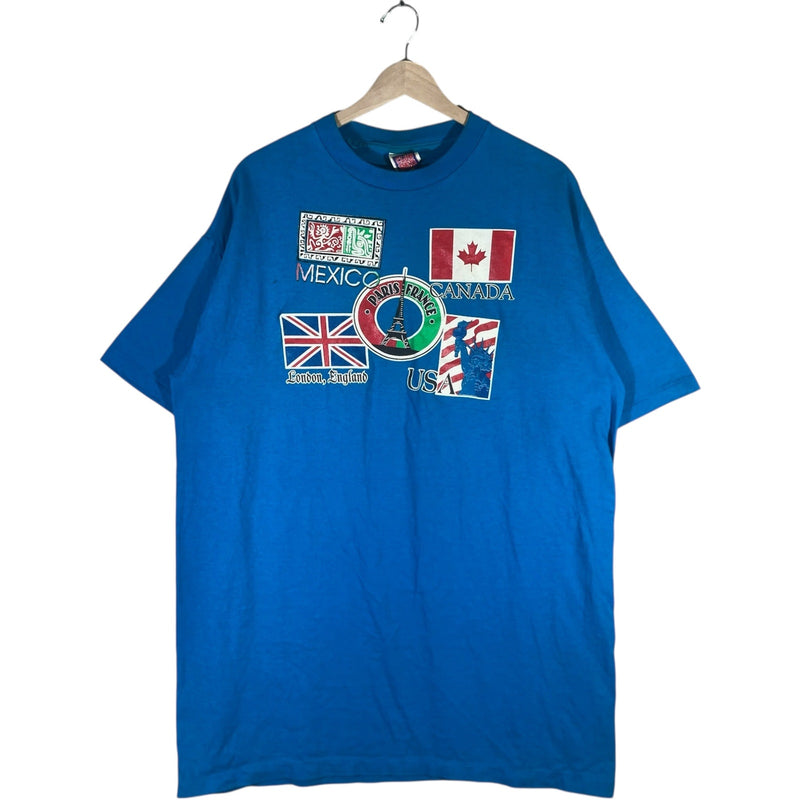 Vintage Paris France Countries Tee