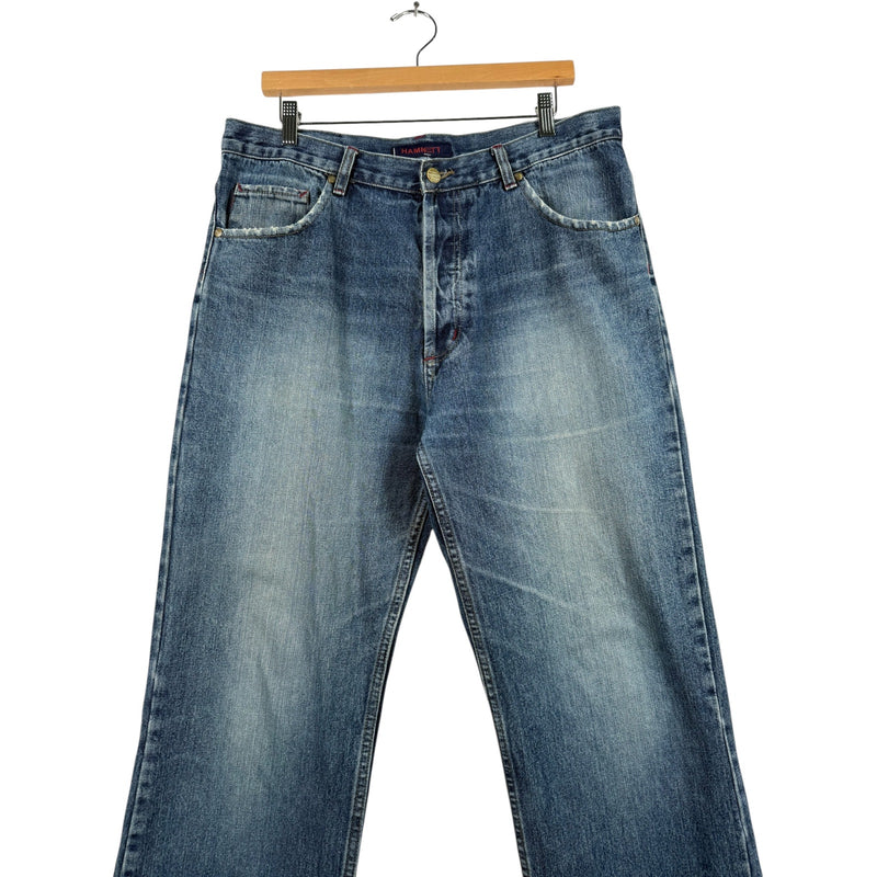 Vintage Hamnett Wide Leg Denim Jeans 36x30