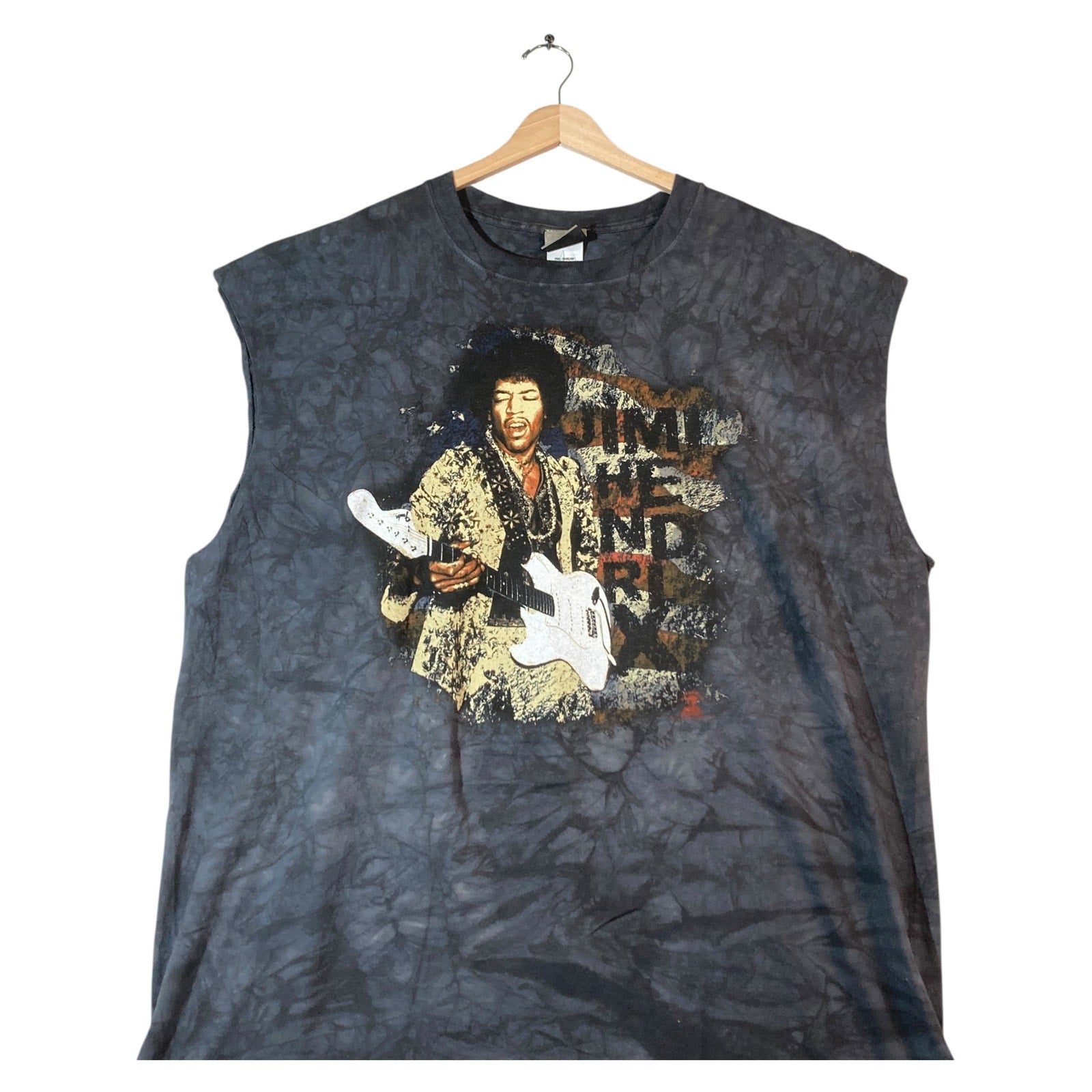 Vintage Jimi Hendrix Tie Dye Muscle Sleeve Tank Top
