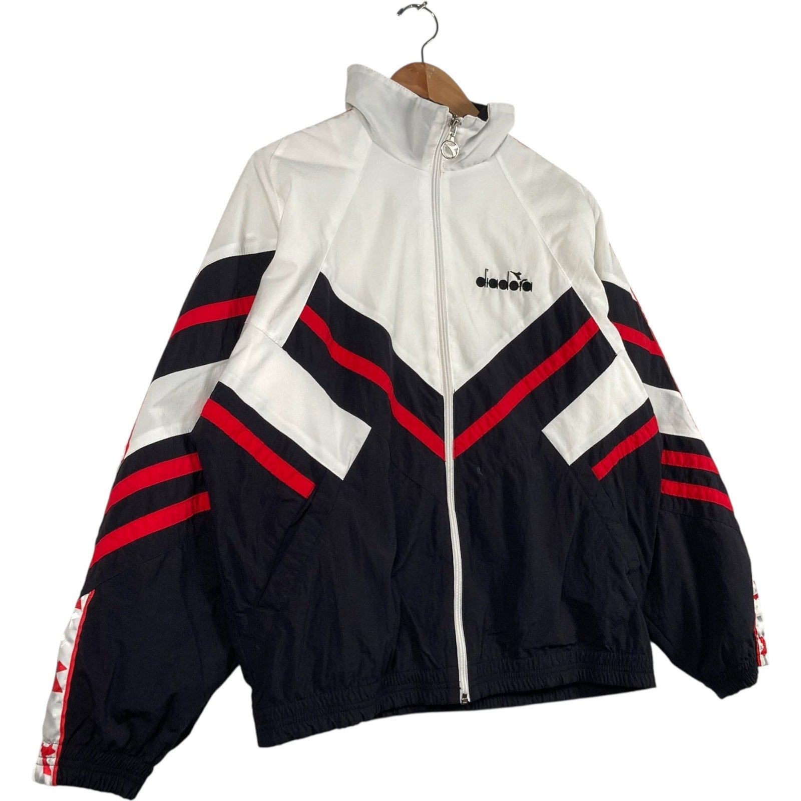 Vintage Diadora Spellout Full Zip Light Jacket
