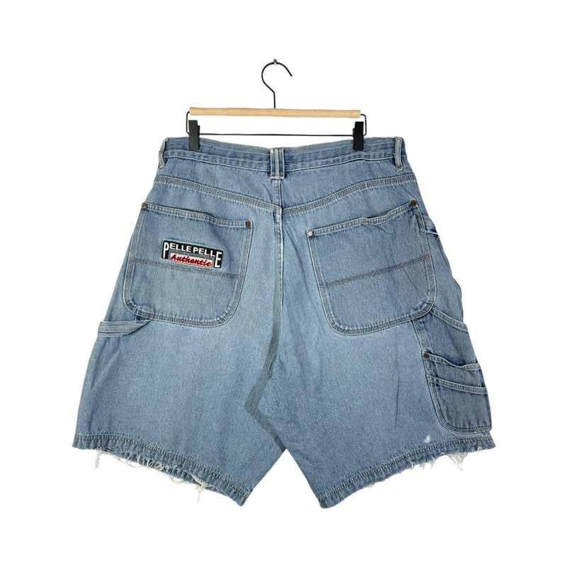 Vintage Pelle Pelle Straight Leg Carpenter Jean Denim Shorts 42