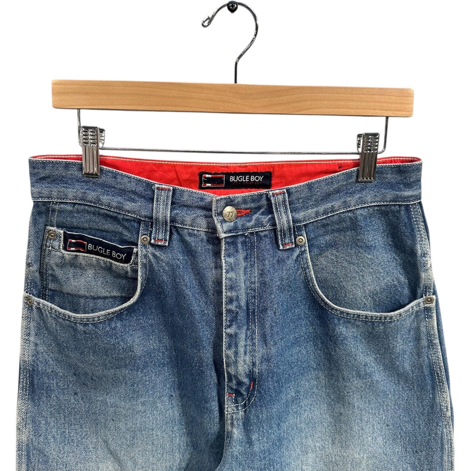 Vintage Bugle Boy Denim Carpenter Pants 30 x 32