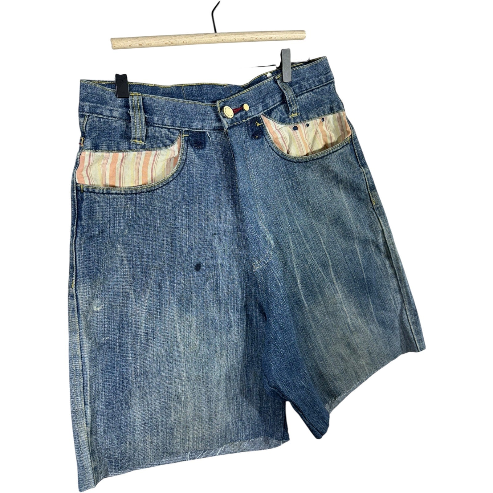 Vintage Coogi Embroidered Denim Shorts 42