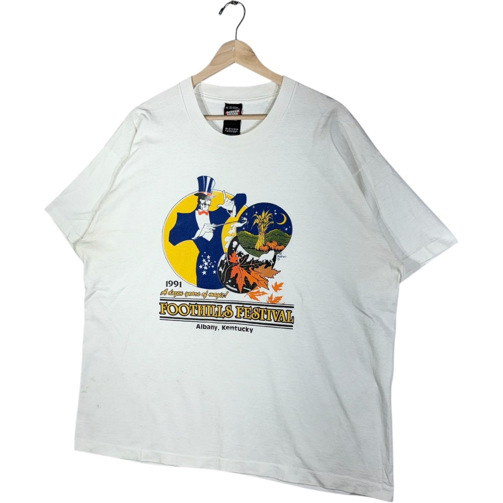 Vintage Foothills Festival Albany Kentucky Tee 90s