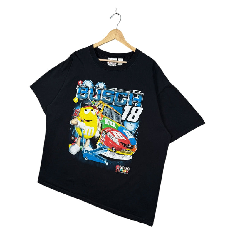 Vintage Kyle Busch #18 M&M’s NASCAR Racing T-Shirt