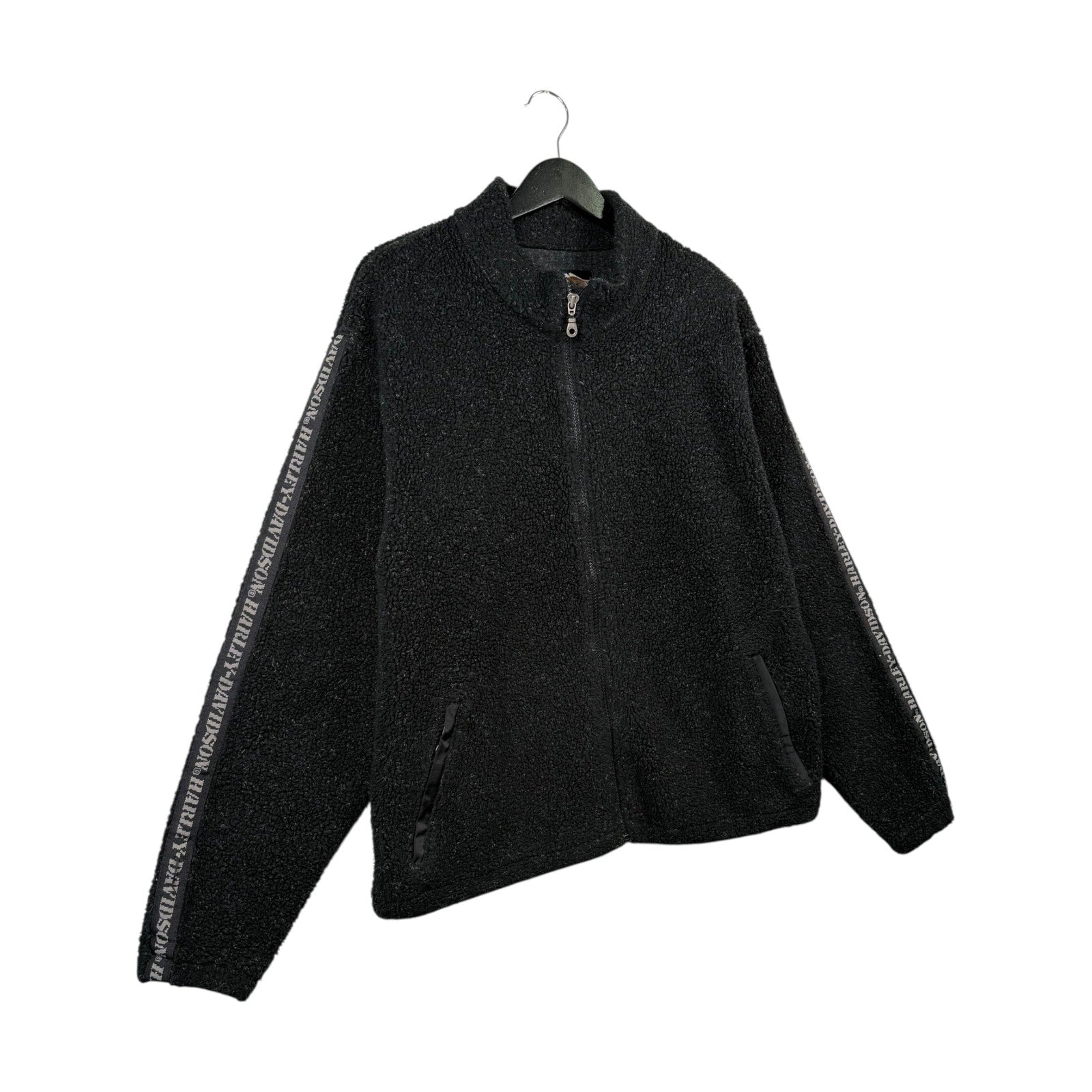 Vintage Harley Davidson Sherpa Fleece Full Zip Jacket