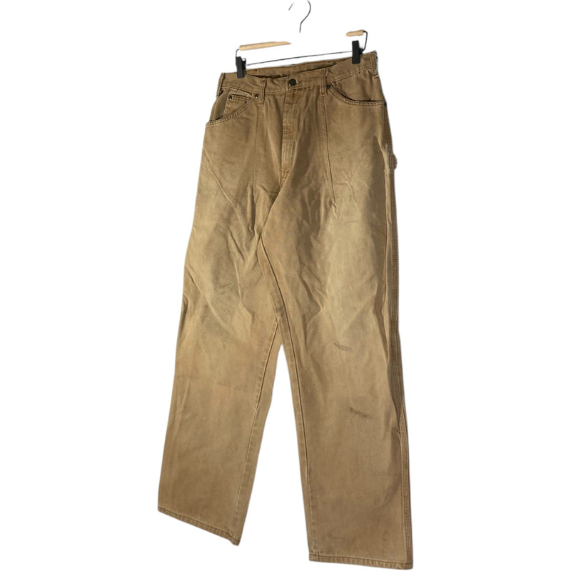 Vintage Dickies Khaki Workwear Carpenter Pants 32x30