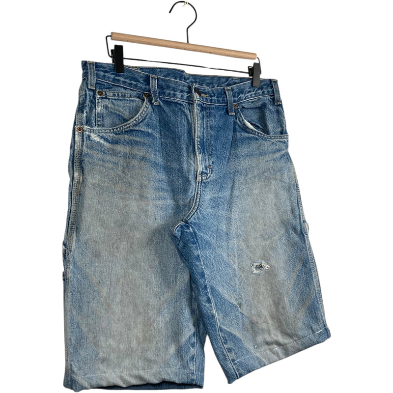 Vintage Dickies Distressed Carpenter Denim Shorts 32