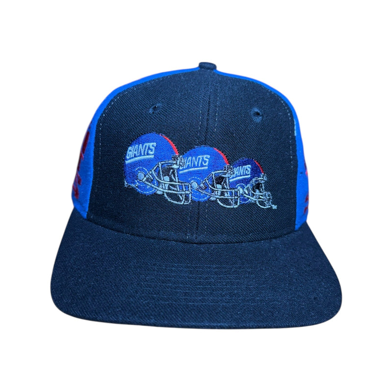 Vintage New York Giants Triple Helmet NFL Snapback Hat